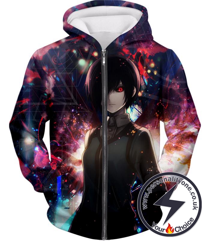 Tokyo Ghoul Touka Kirishima Ghoul Promo Awesome Zip Up Hoodie